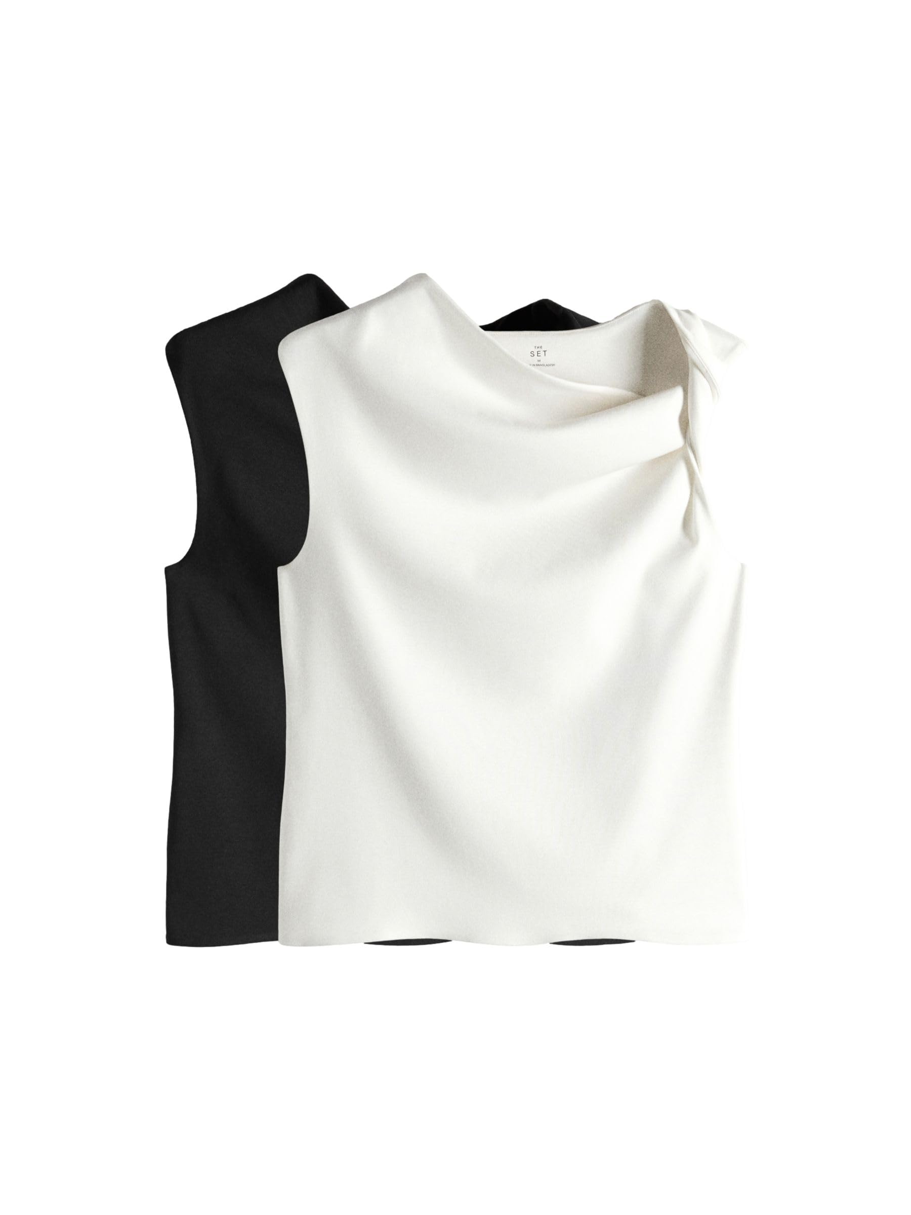 The Set Top con Collo ad Anello top donna confezione da 2