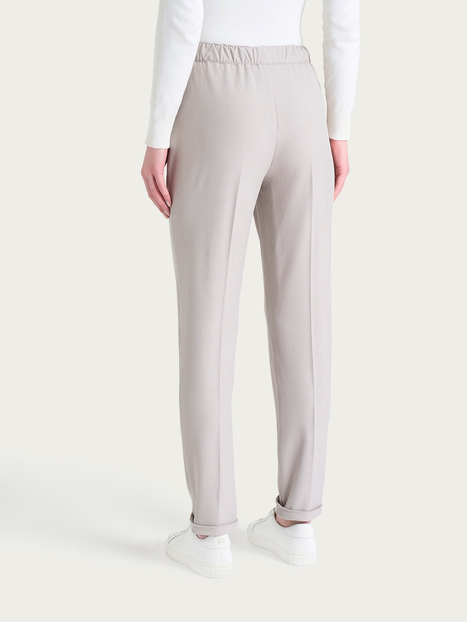Ragno Flannel Twill Pantalone Chino Slim Nude Viscosa