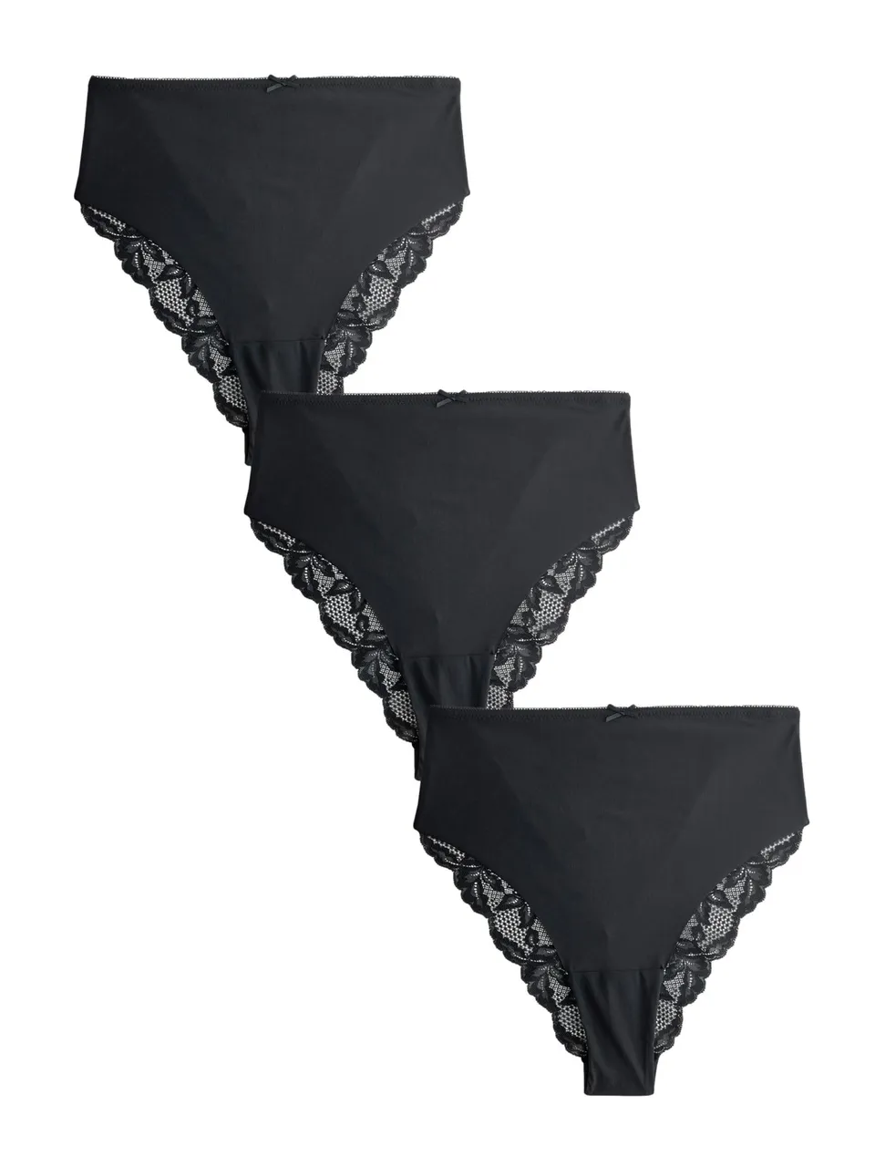Next slip a vita alta donna in pizzo taglia 48 confezione 3 pz sgambati