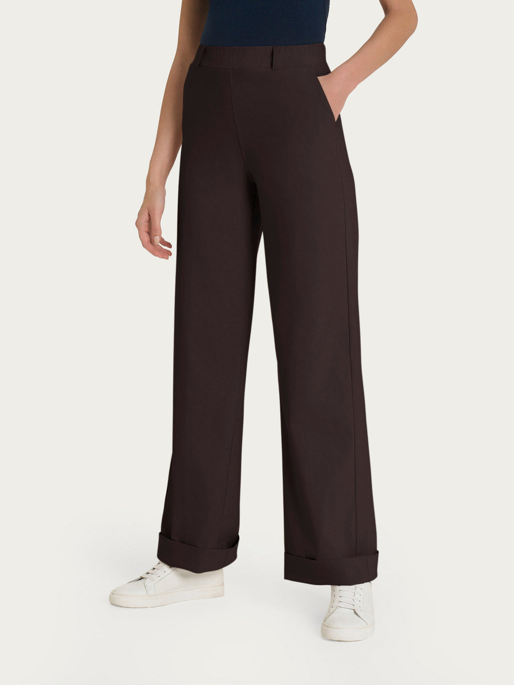 Ragno Super Fresh pantaloni donna larghi chocolate torte
