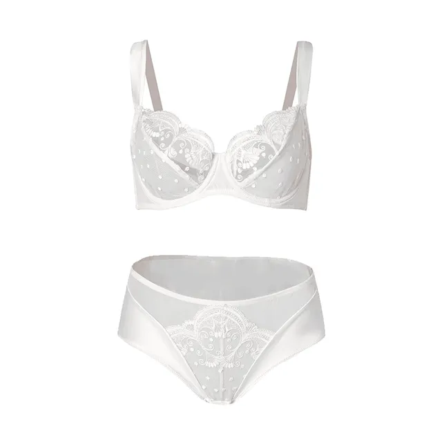Maria Grazia Severi Pearl Blossom completino bianco pizzo ricamato