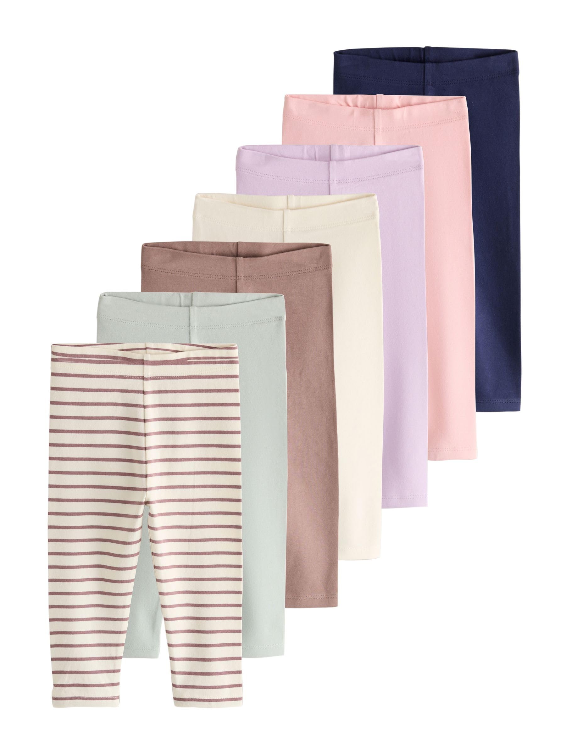 Next Leggings Bambina 104-110 Confezione 7 Pezzi Elastici