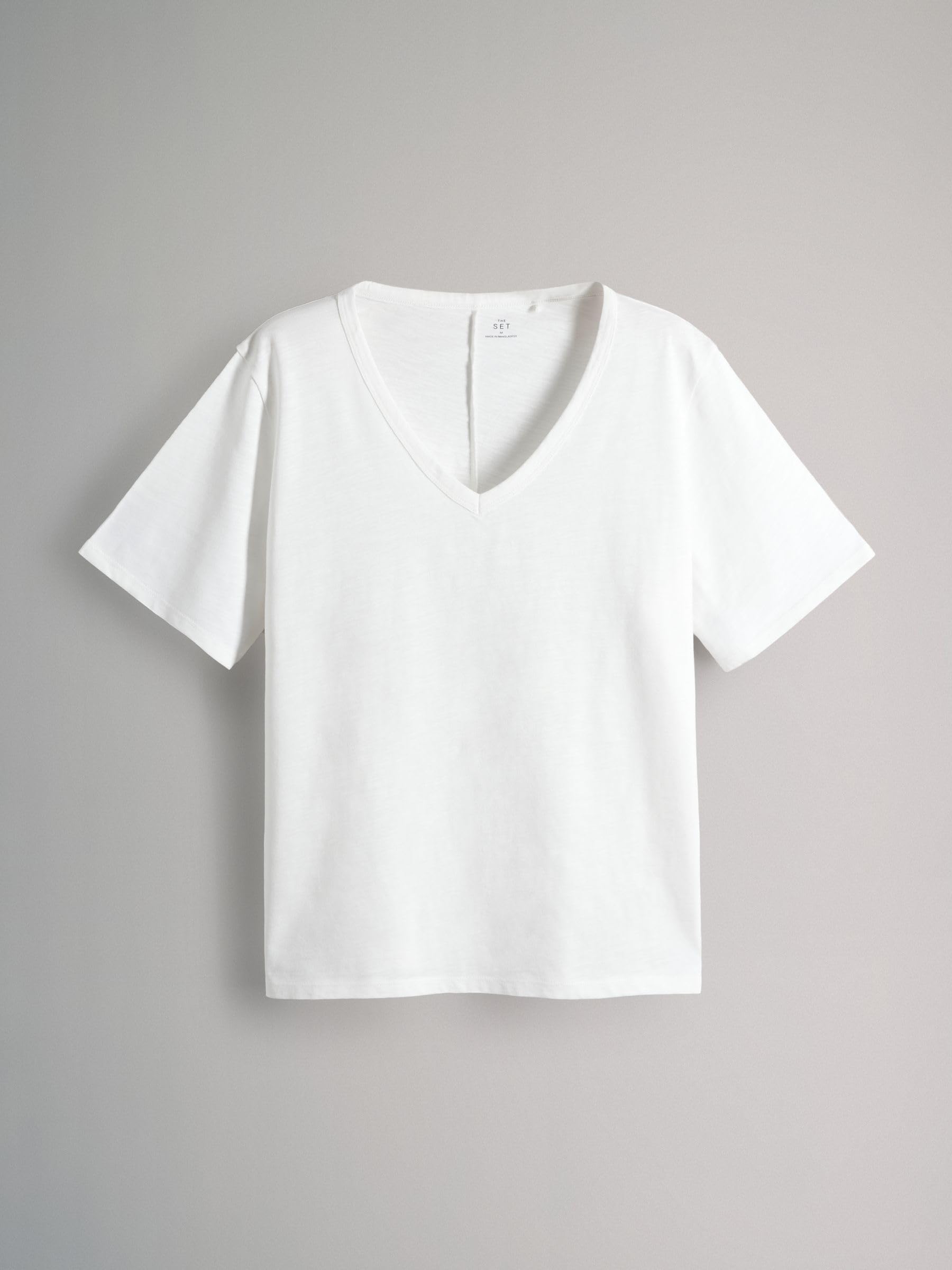 Next The Set T-Shirt Scollo a V 3 Pezzi Mélange