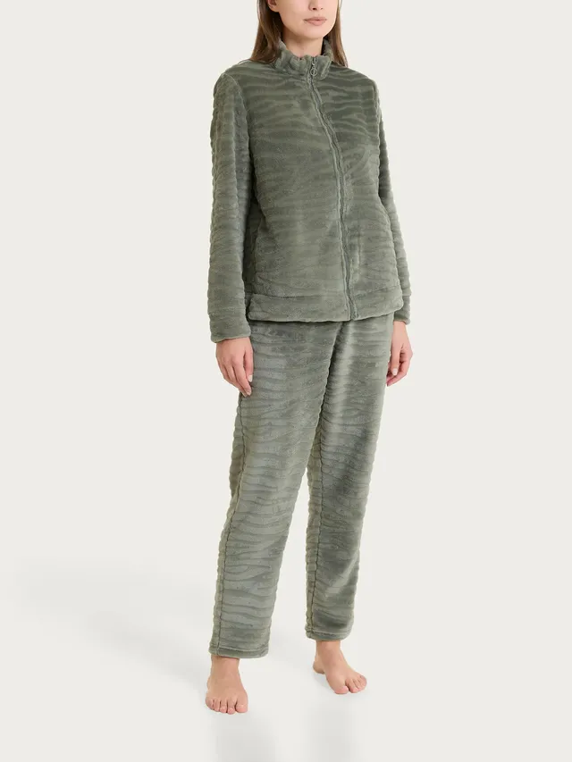 Ragno Coral Fleece tuta zip donna Shadow pile caldo