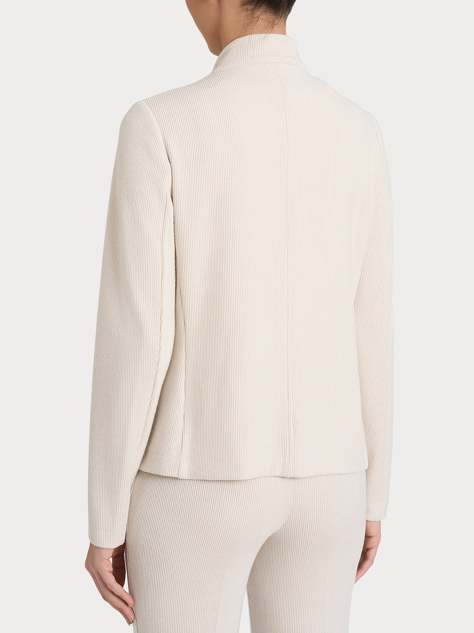 Ragno Relaxed Wardrobe Blazer Corto Velvet Giacca Champignon caldo