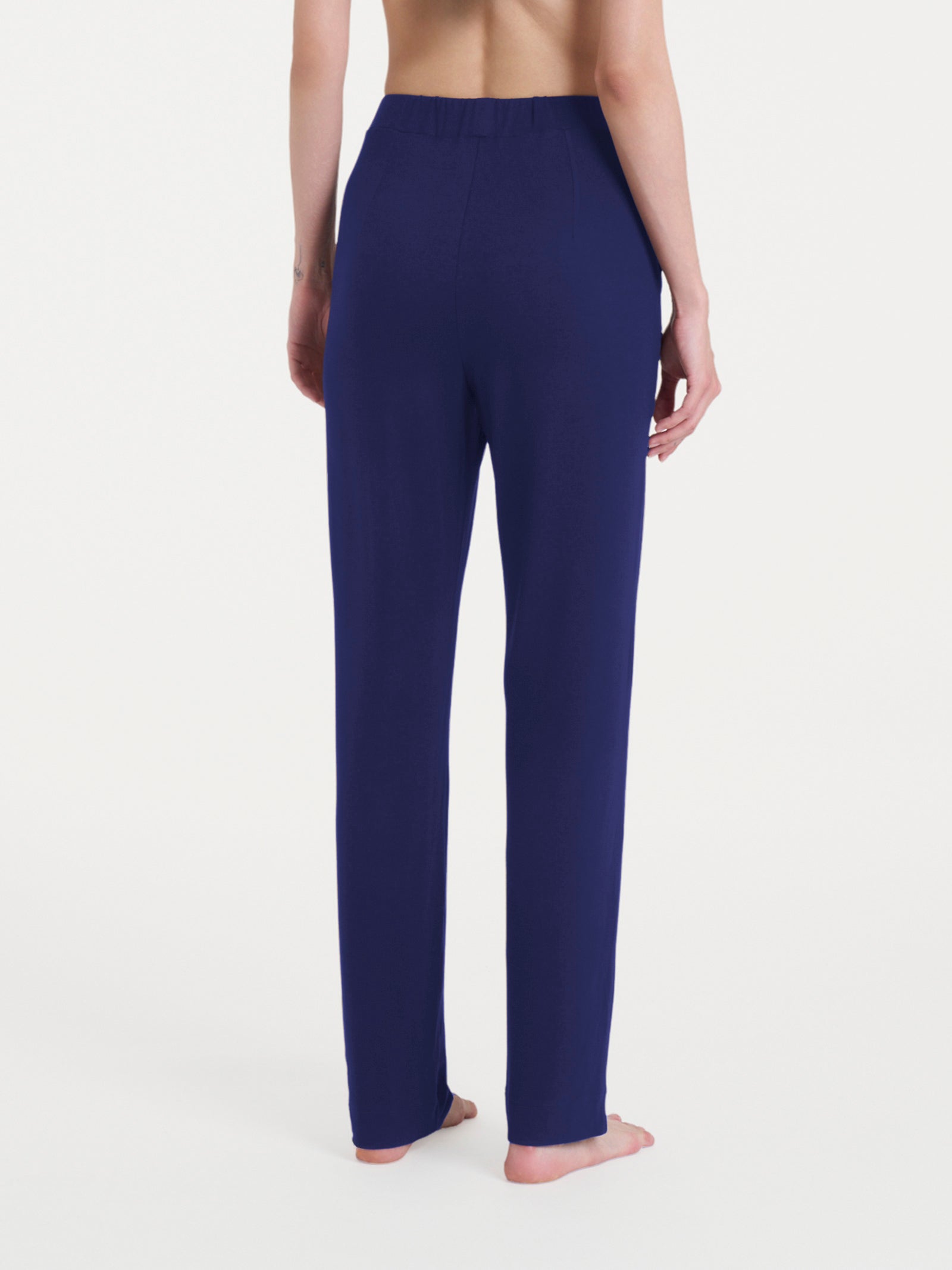 Ragno Viscosa Summer Pantalone dritto con tasche pantalone blu Copiativo