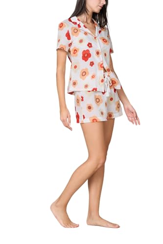 Goldenpoint Bouquet Party pigiama corto donna cotone