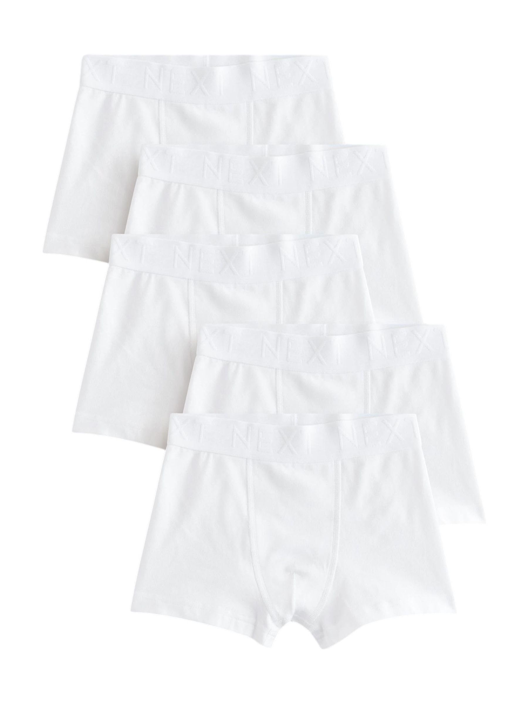 Next Ragazzo boxer aderenti cotone 7-8 anni 5 pezzi