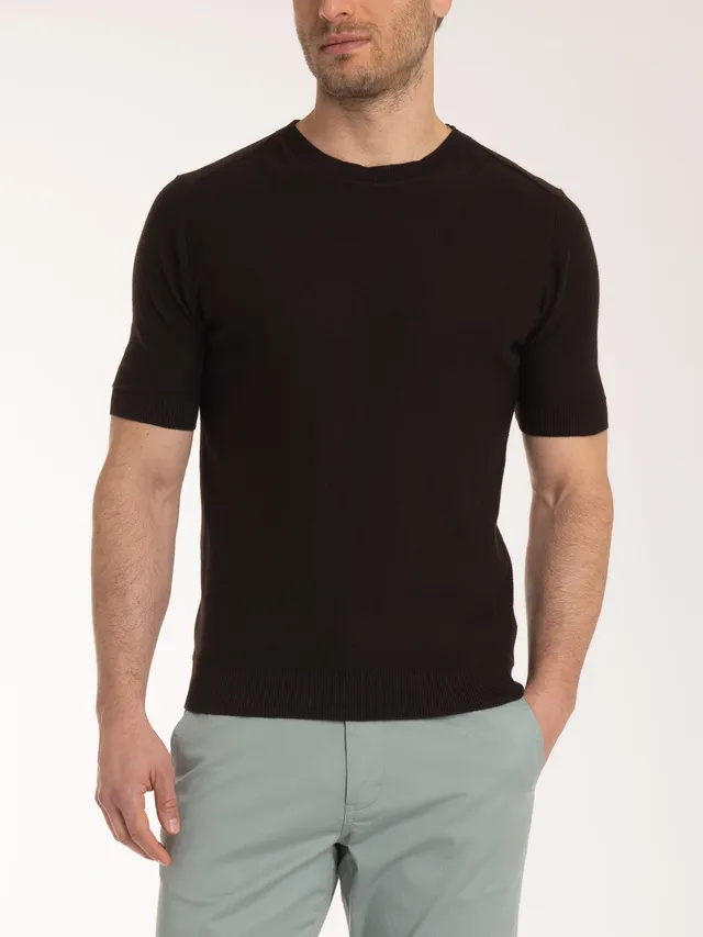 Ragno Puro Cotone Girocollo Maglia Chocolate Torte uomo