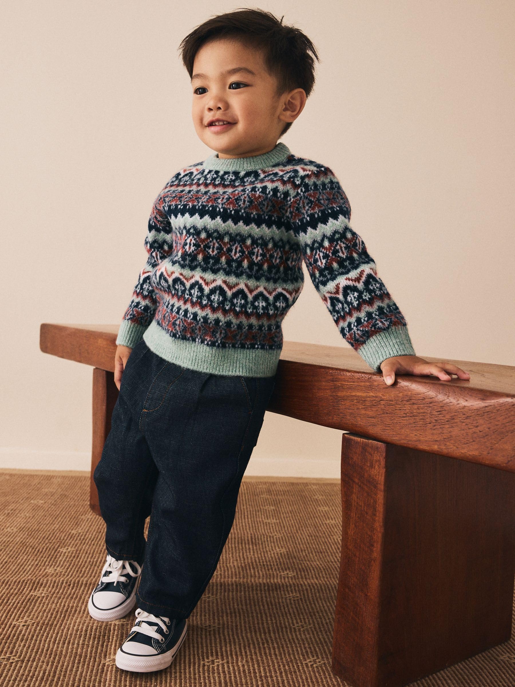Geo Next Next Fair Isle maglione bambino 110-116 jacquard
