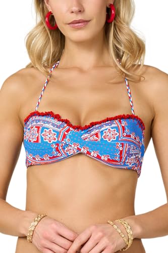 Goldenpoint Bandana Top Bikini Fascia Imbottito Multicolor