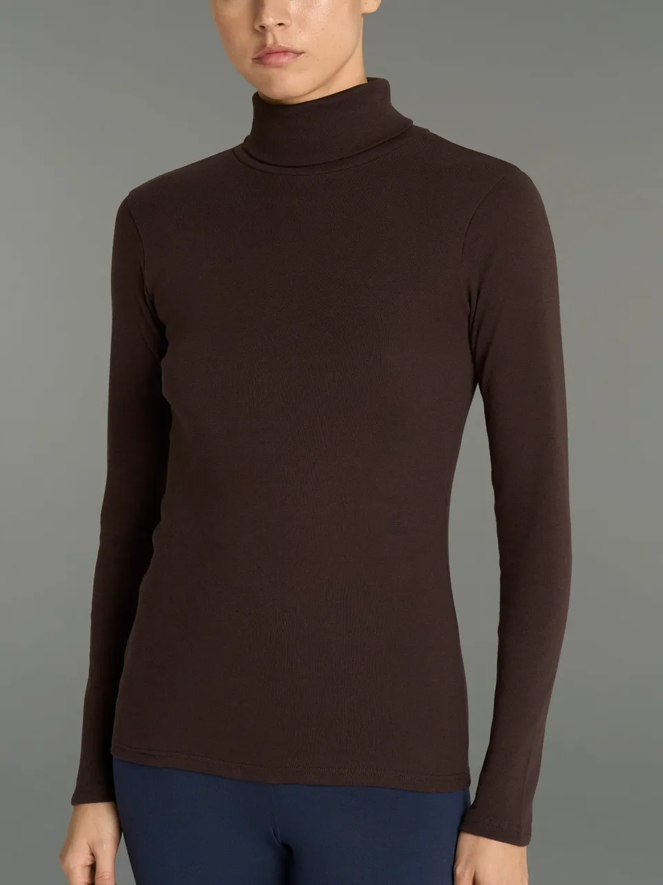 Ragno Thermo Cotton Dolcevita Donna Chocolate Torte Cotone