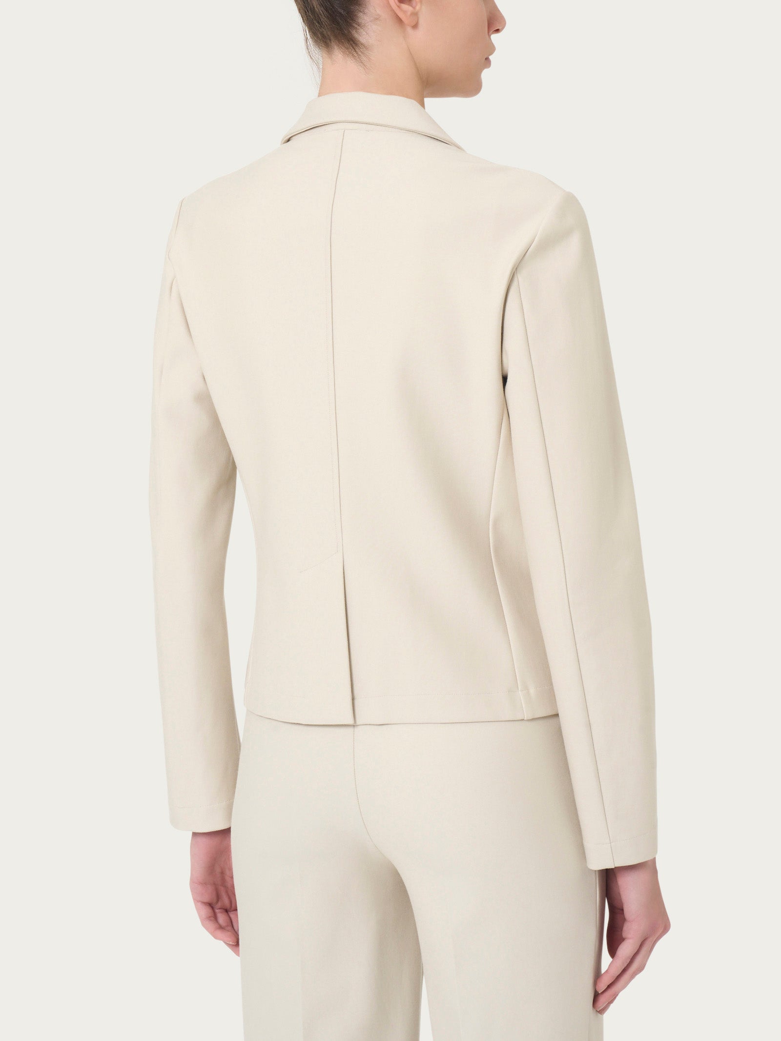 Ragno Compact Blazer Corto 1 Bottone Champignon elastico