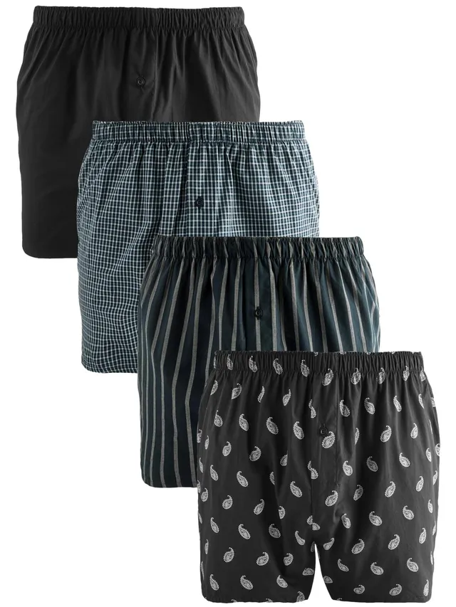 Next Boxer Uomo Confezione 4 Pezzi Striscia Nera
