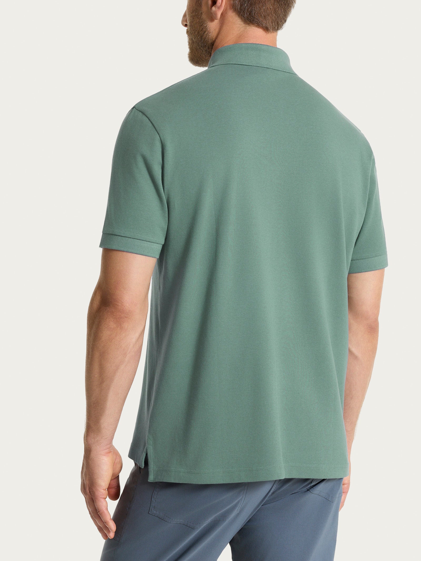 Ragno Sport Polo Cotton Piquet Stretch verde Laurel Wreath