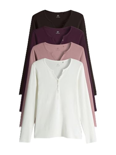 Geo Next The Set Maglia Serafino Donna 4 Pezzi Maniche Lunghe