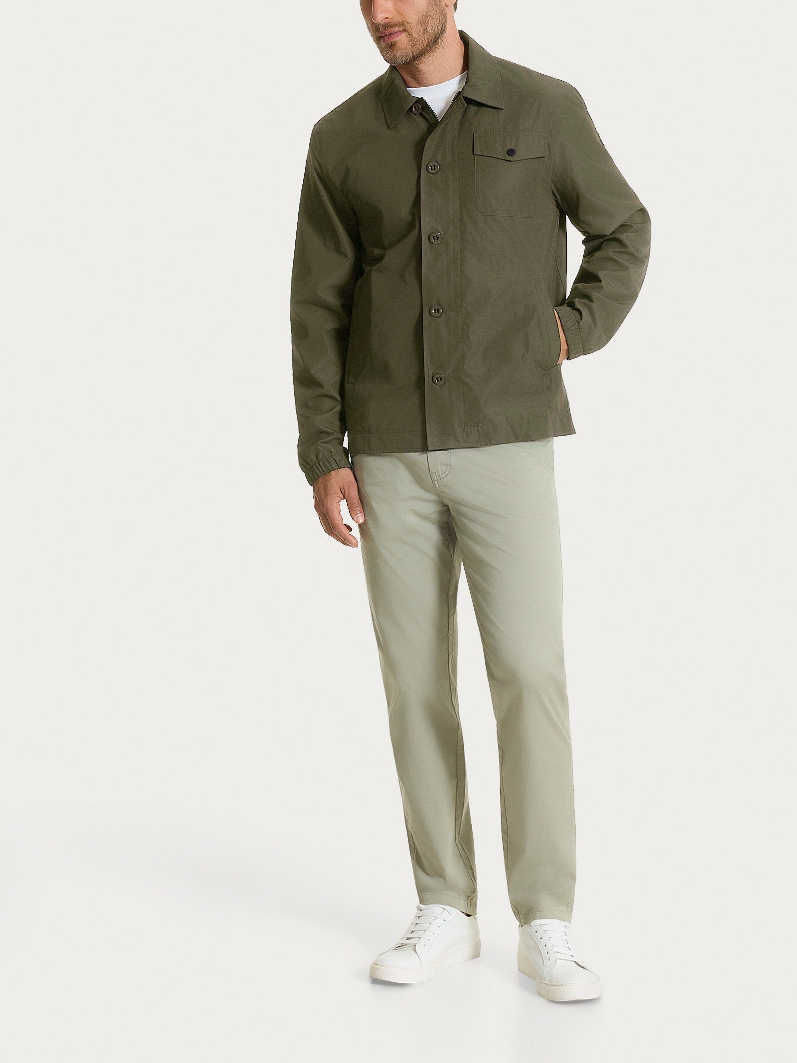 Ragno Compact Giacca uomo bottoni Seagrass