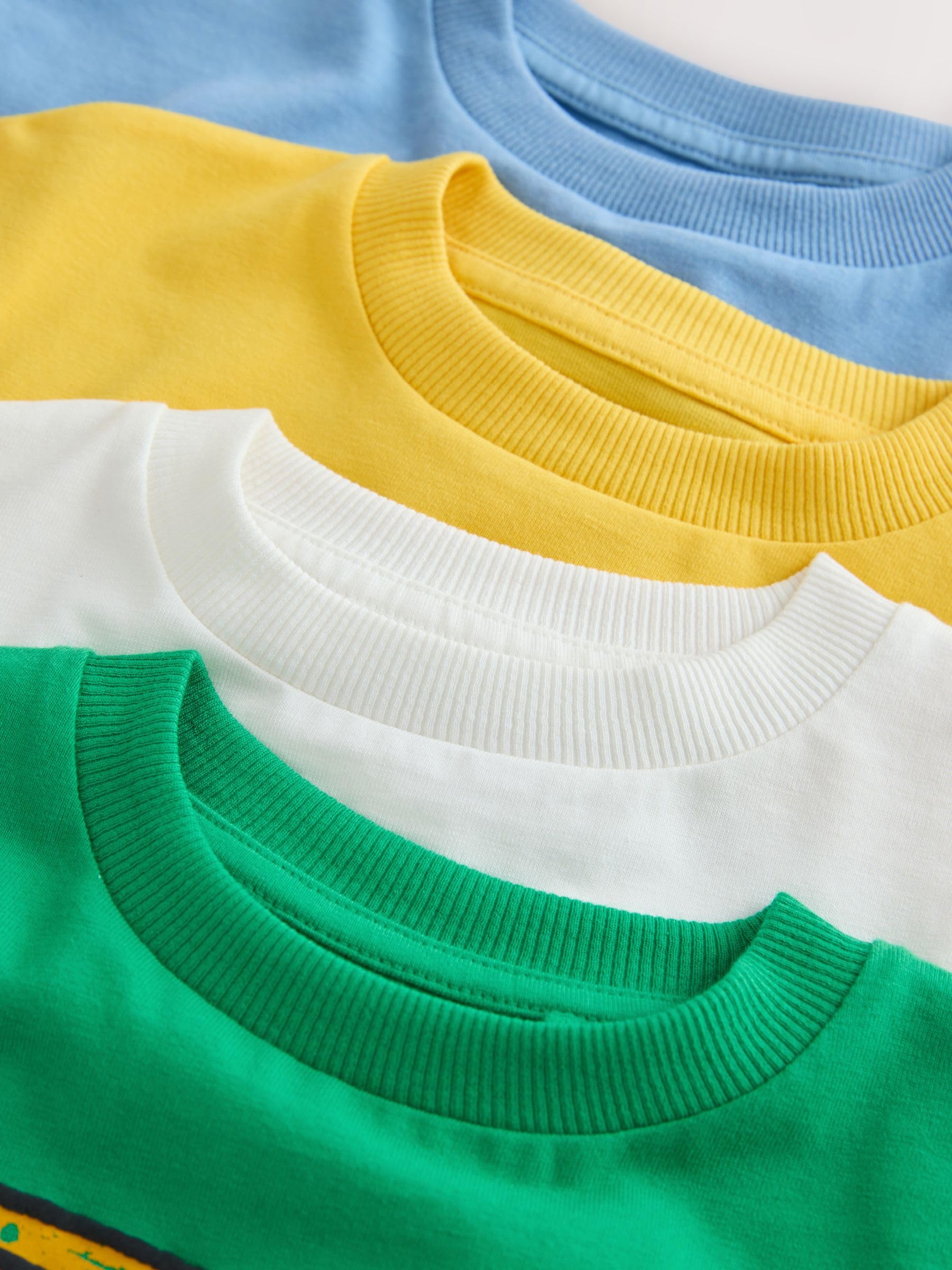 Next T-Shirt Bambino Manica Corta 92-98 4 Pezzi Grafica