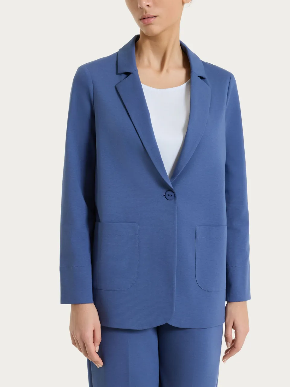 Ragno Compact Light Blazer over blu Oceana elastico