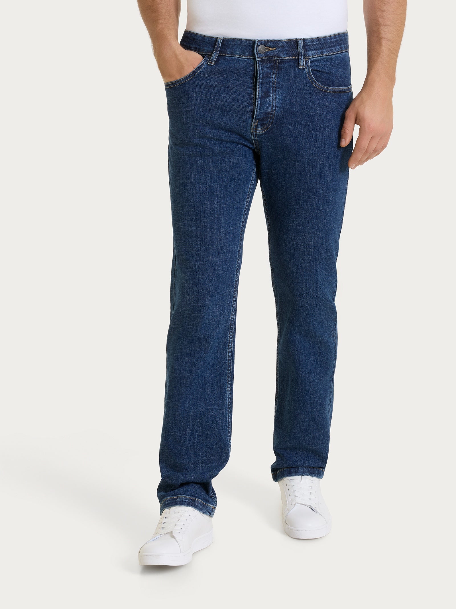 Ragno Super Denim Jeans Bootleg Jeans cotone comfort belt