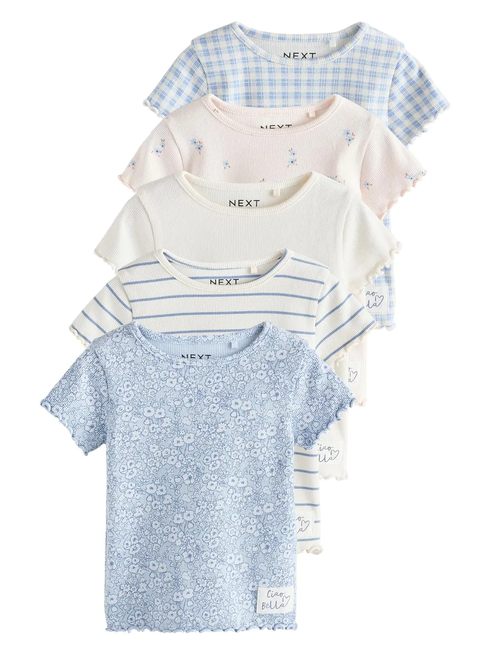 Next T-Shirt Bambina 5 Pezzi 92-98 coste