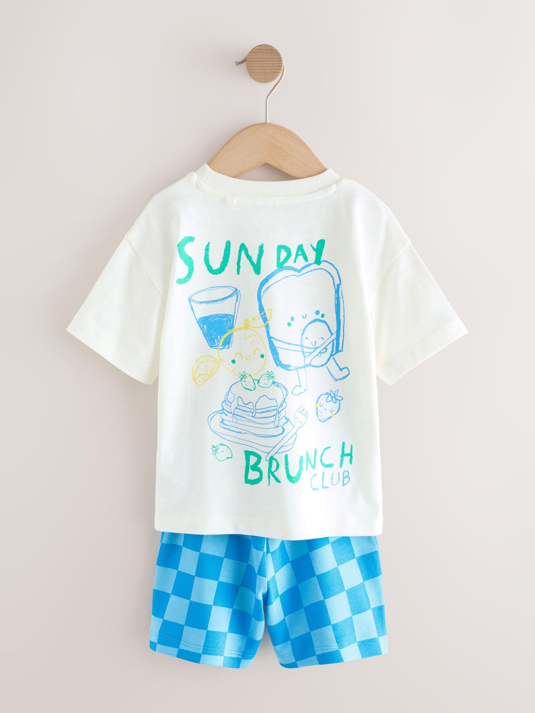Next 2 completi maglietta shorts bambino maniche corte