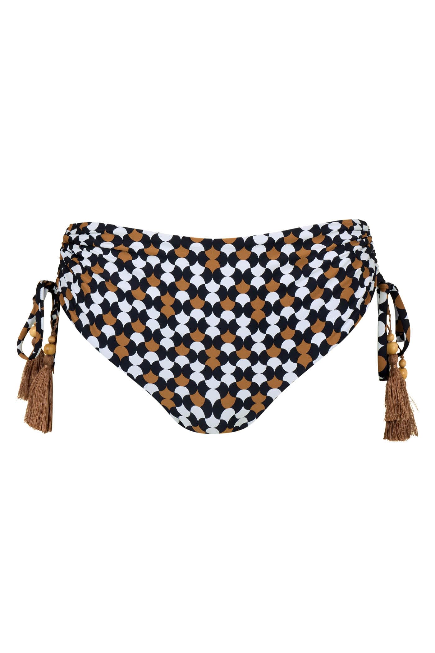Goldenpoint Twist Slip Bikini Fianco Alto Nappine Fantasia
