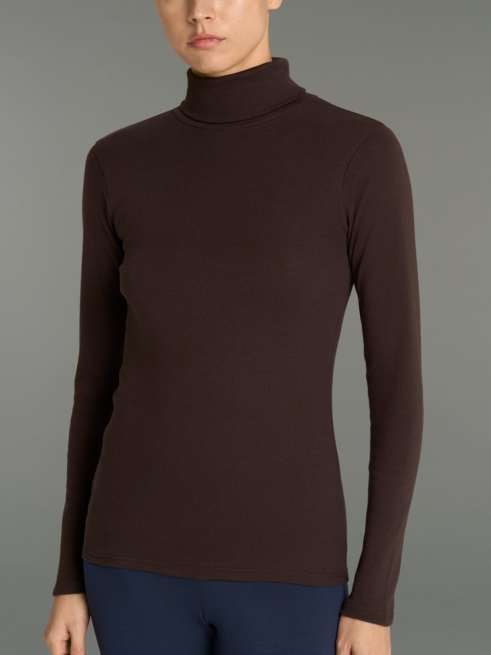 Ragno Thermo Cotton Dolcevita Donna Chocolate Torte Cotone