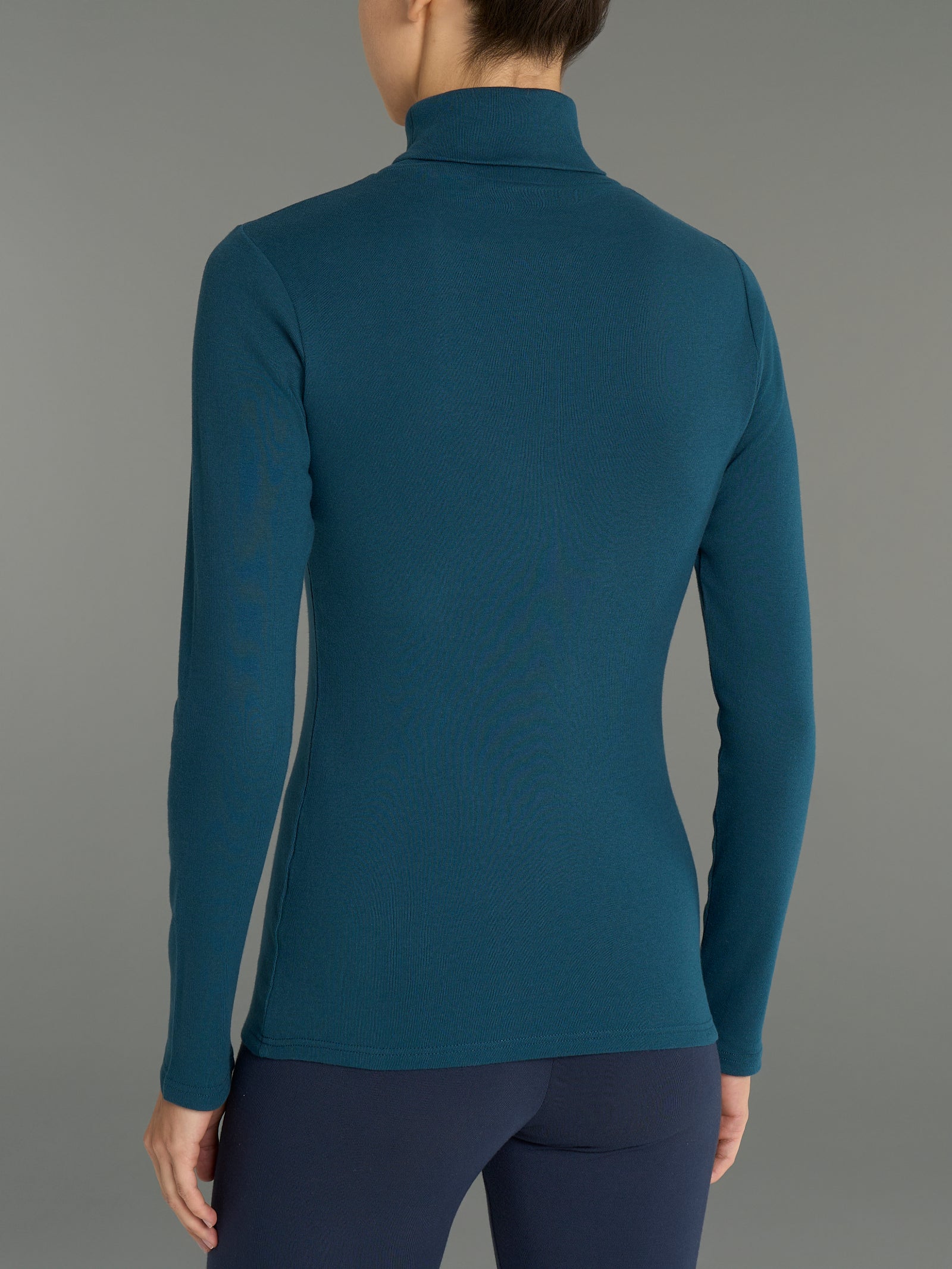 Ragno Thermo Cotton Dolcevita Manica Lunga Reflecting Pond Cotone