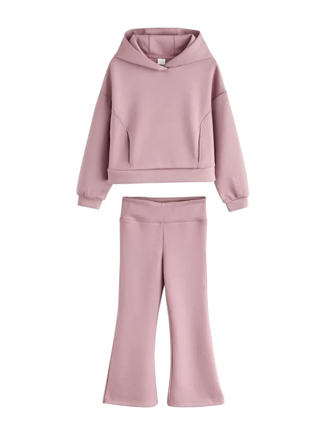 Next completo hoodie pantaloni bambina scampanato