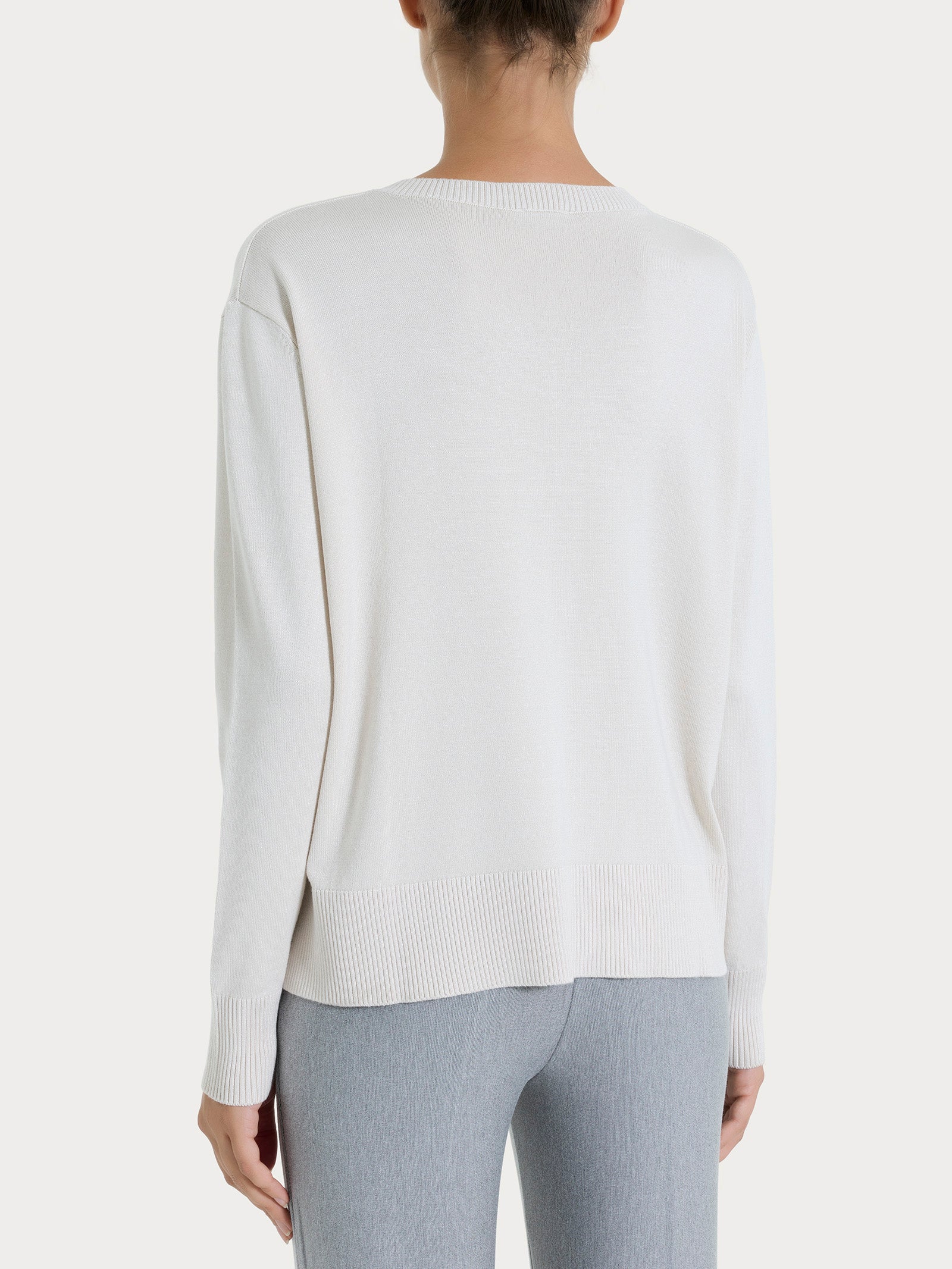 Ragno Four Seasons Maglia Scollo V Champignon Boxy