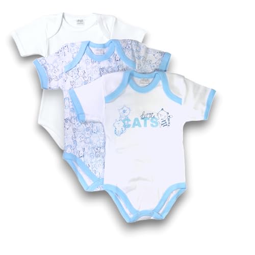 Lady C Body Bimbo Cotone Caldo Manica Corta 3 Pezzi Azzurro