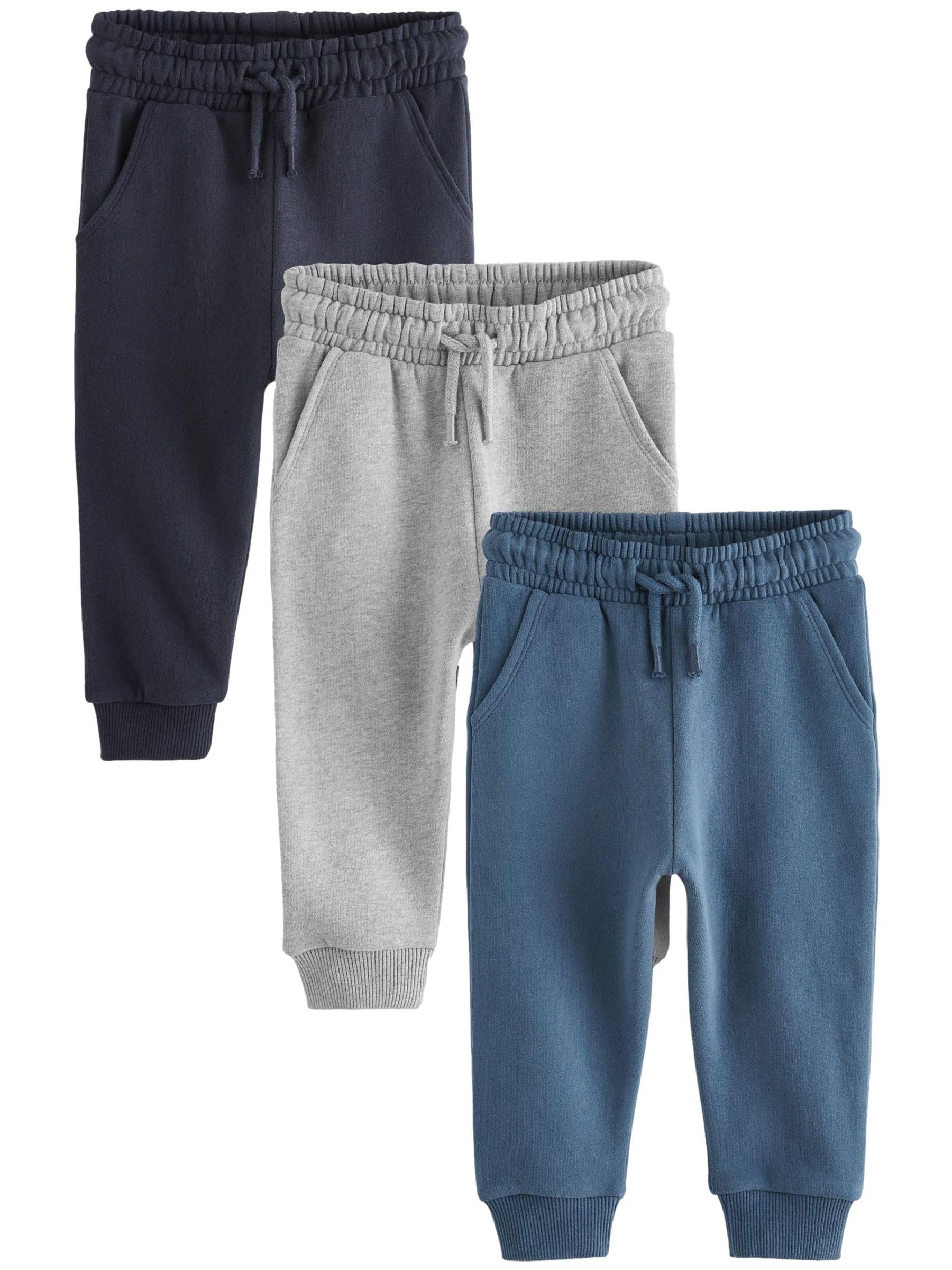 Next Pantaloni Jogging Bimbo 68-74 Confezione da 3 Morbidi