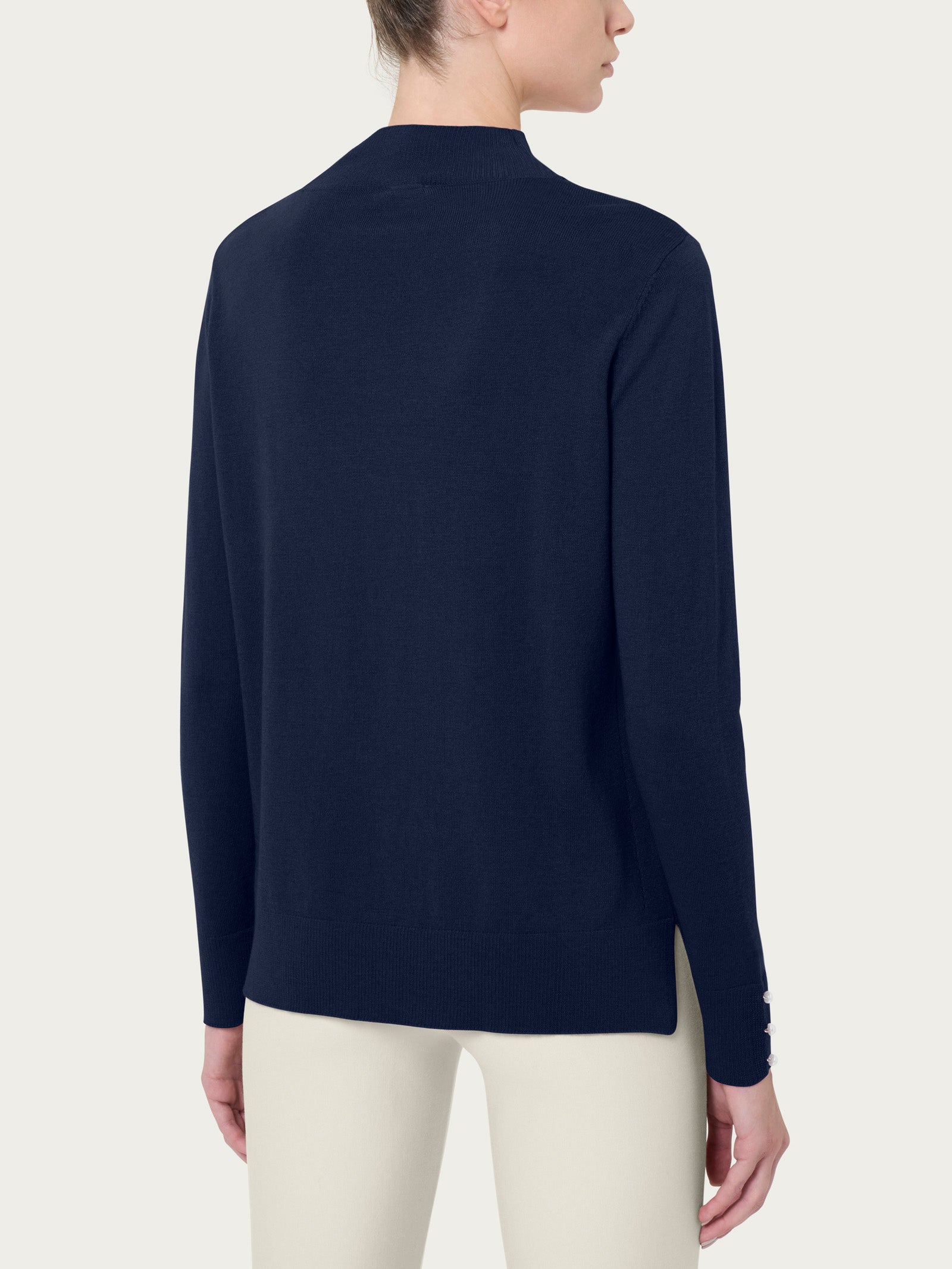 Ragno Merino Soft lupetto perline bleu