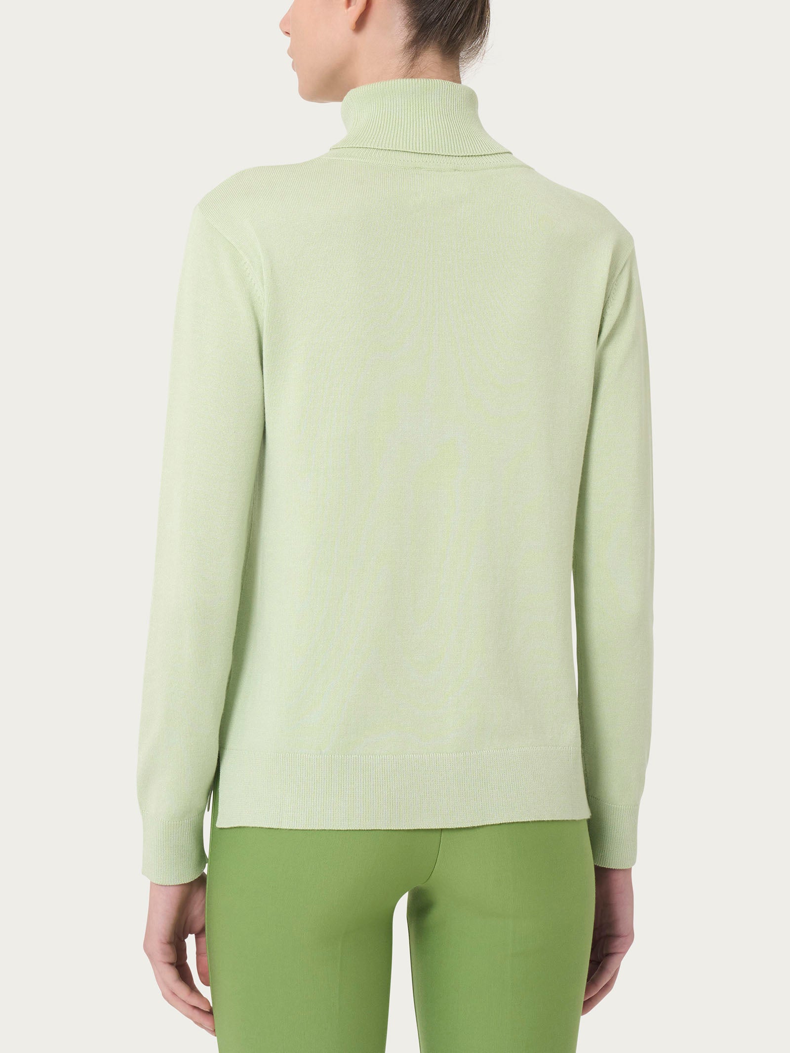 Ragno Four Seasons Dolcevita maglia Gleam viscosa