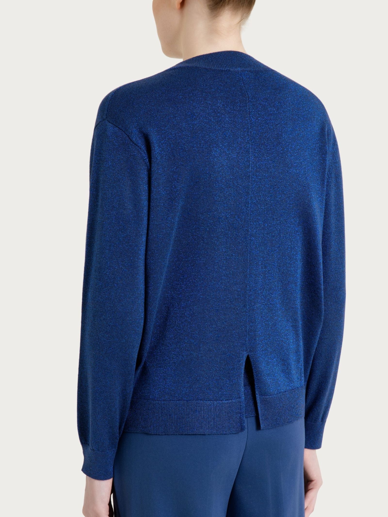 Ragno Summertime Cardigan Aperto Oceana lurex leggero