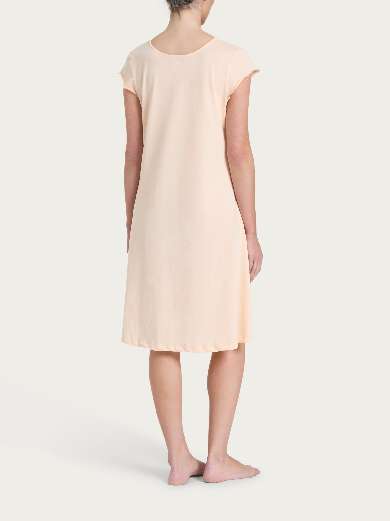 Ragno Sweet Emotion camicia da notte scollo V cotone Pale Peach