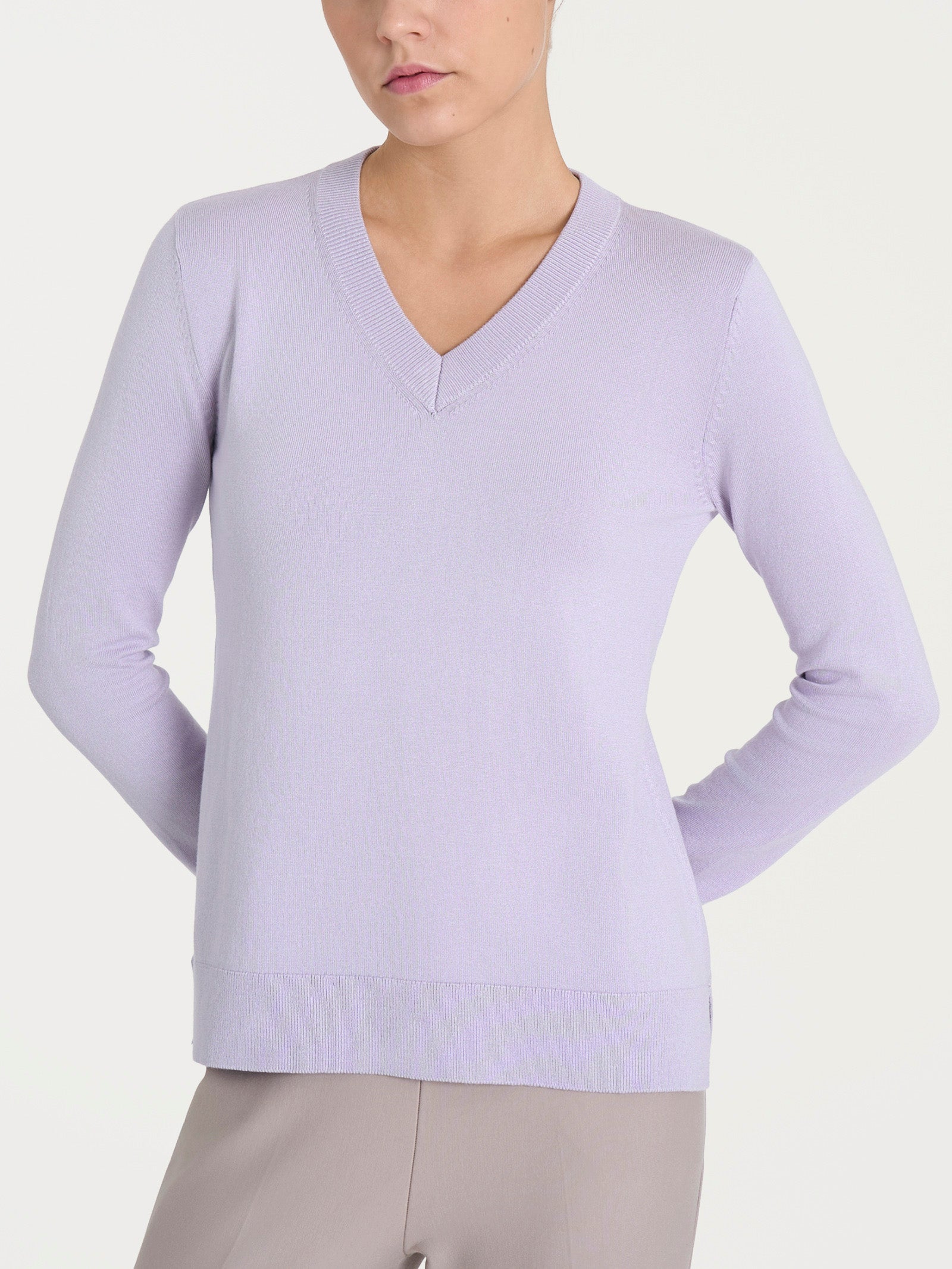 Ragno Four Seasons Maglia Scollo V Thistle manica lunga