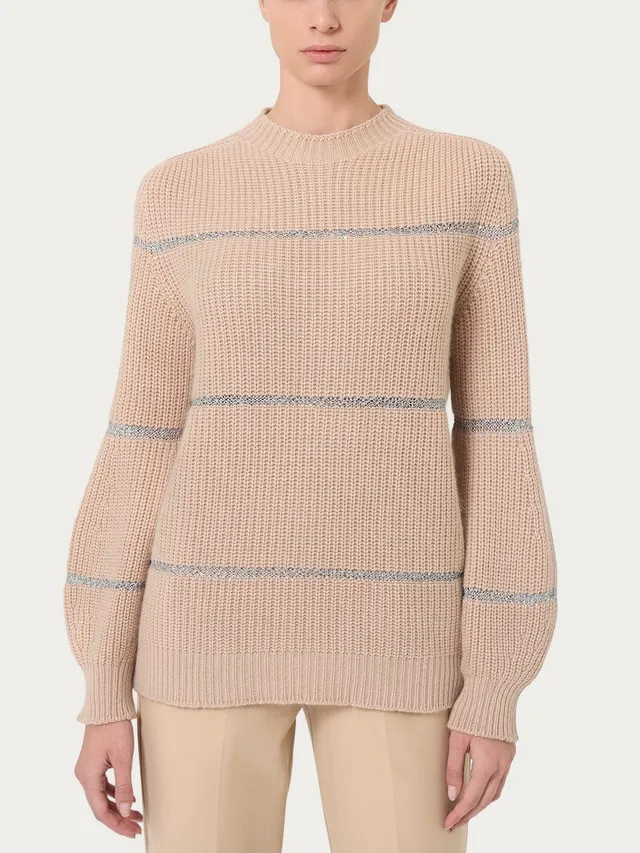 Ragno Merino Soft Maglia donna angora Moonlight boxy