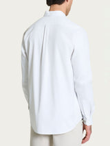 Ragno Comfort Double Twisted Oxford camicia uomo bianca