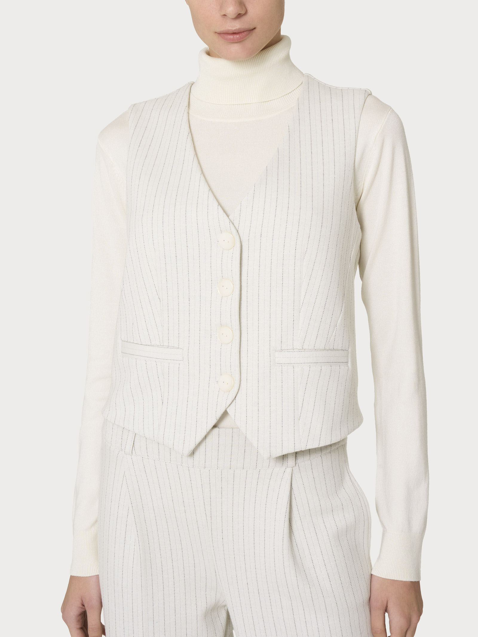 Ragno Comfort Gilet 4 bottoni Fant.Argento Mel.