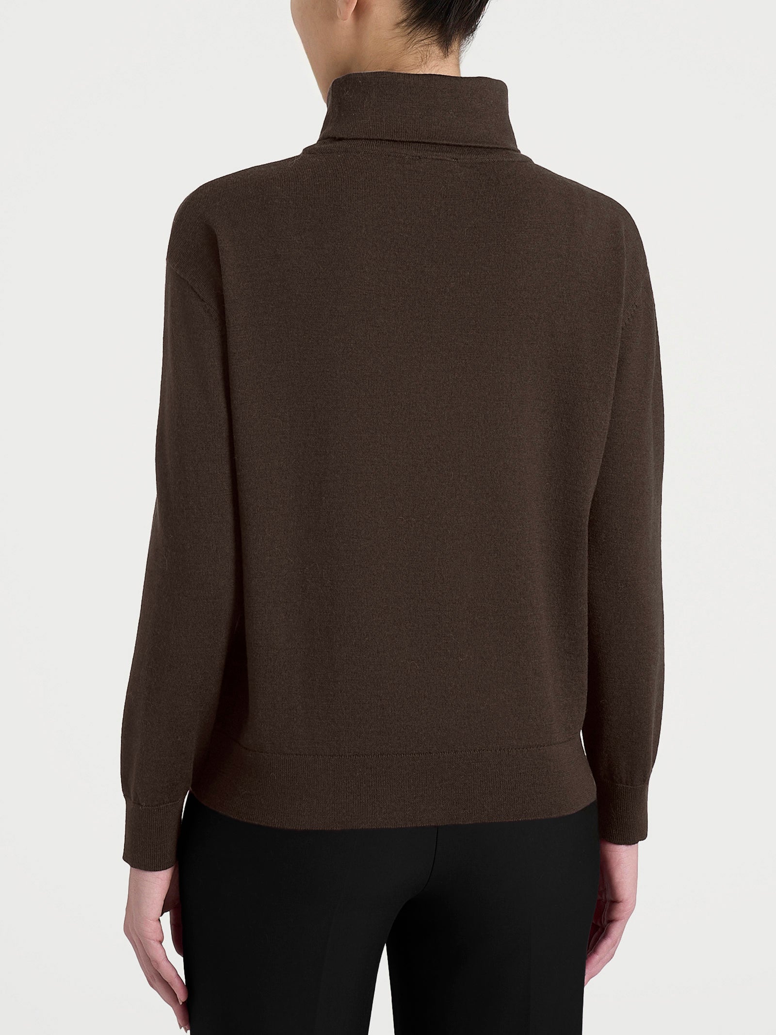 Ragno Merino Soft Maglia Lana Chocolate Donna