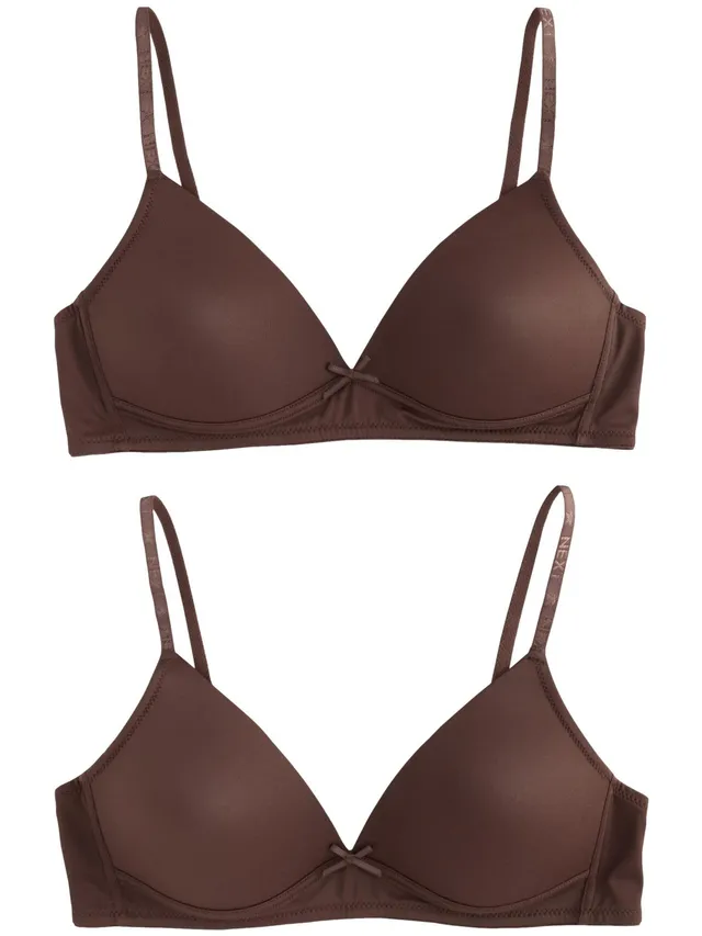 Next Confezione da 2 Reggiseni Sportivi Marrone 65 sostegno