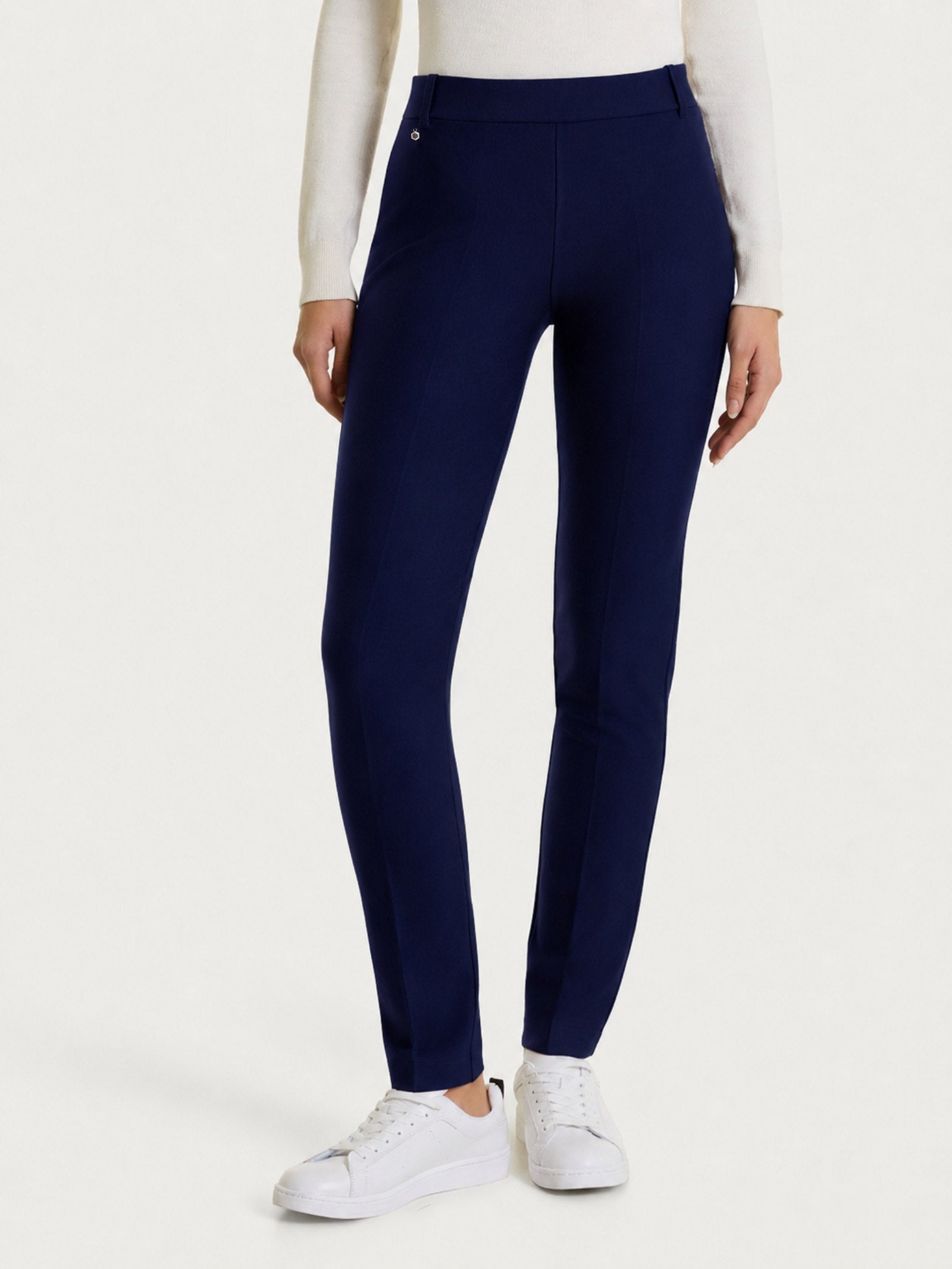 Ragno Compact Pantalone Sigaretta Skinny Donna Persia