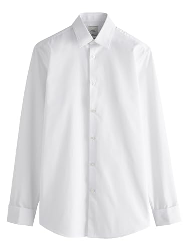 Geo Next camicia easy-care uomo slim taglia 41 nera