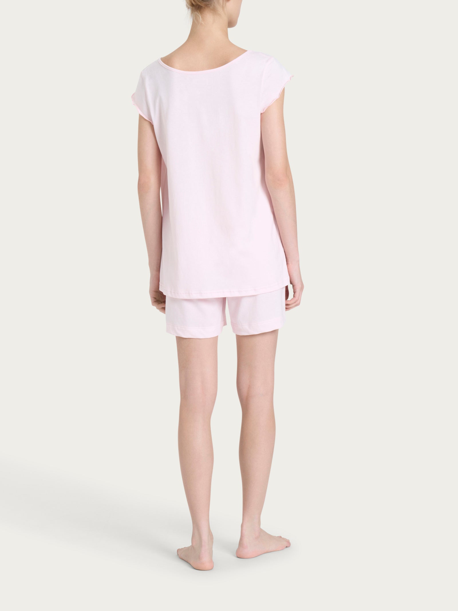 Ragno Jersey Cotone Pigiama corto donna Pink a Boo puro cotone