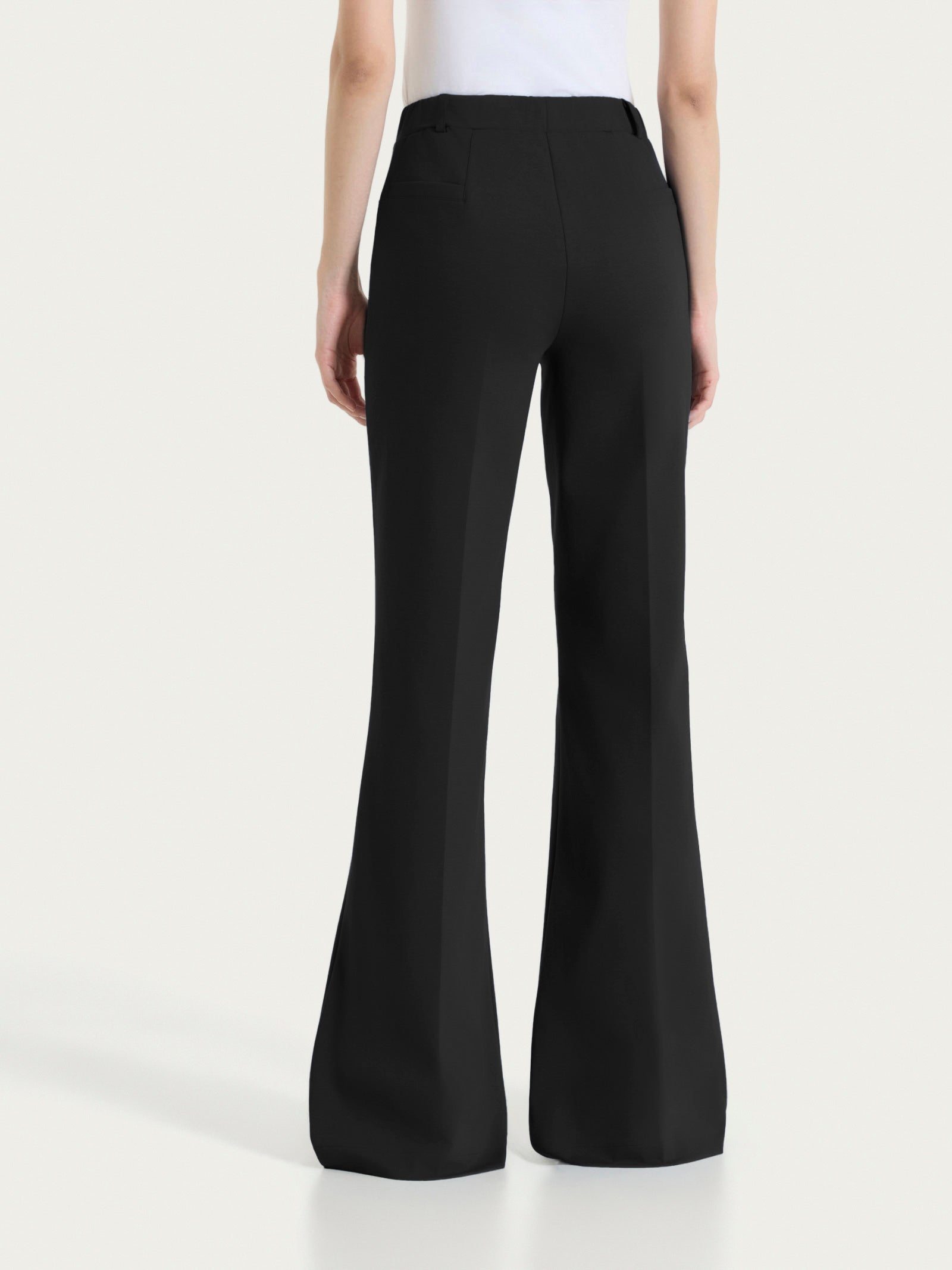 Ragno Compact Light Pantalone Flare cotone Nero