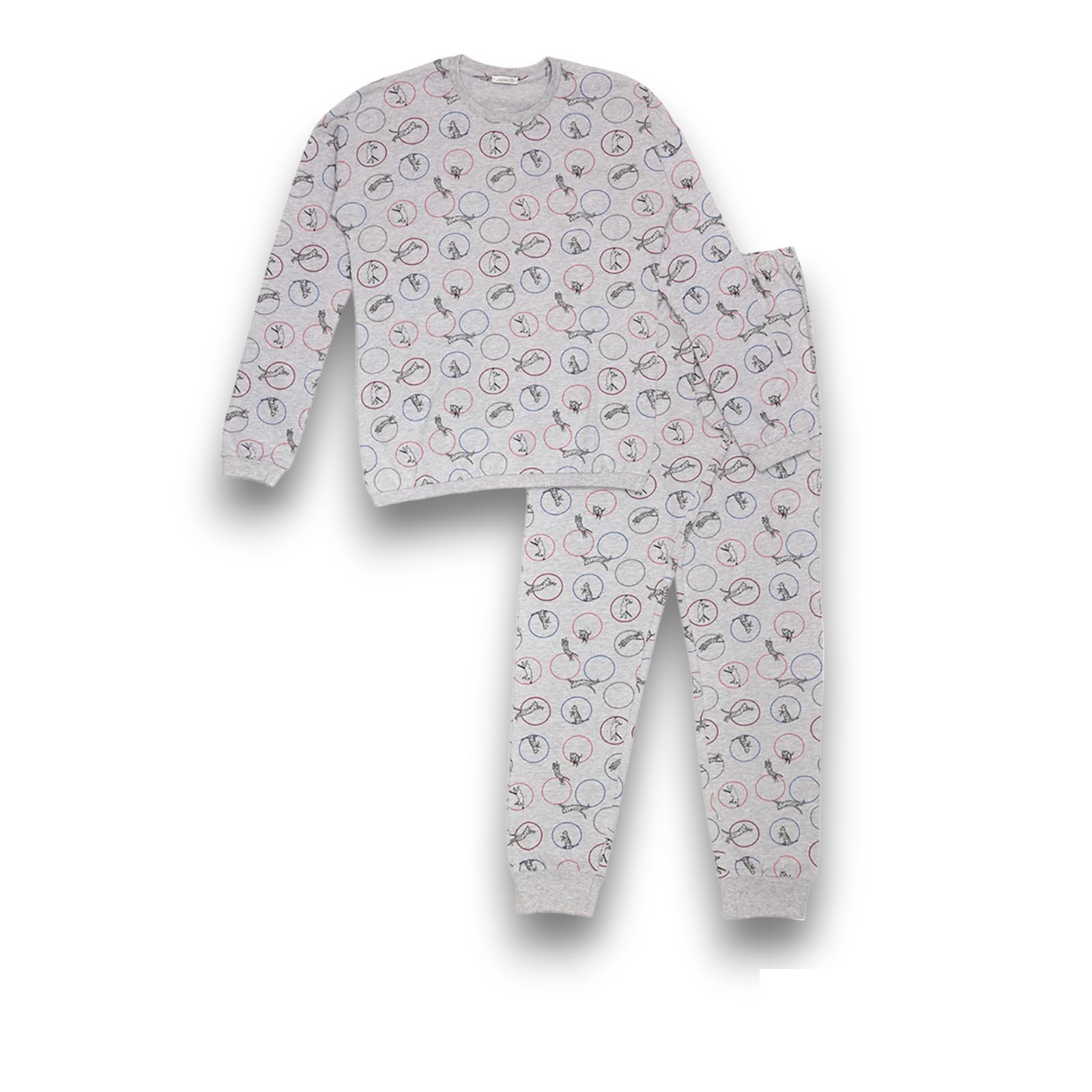 Lady C Circus Tigri pigiama donna jersey cotone taglia M