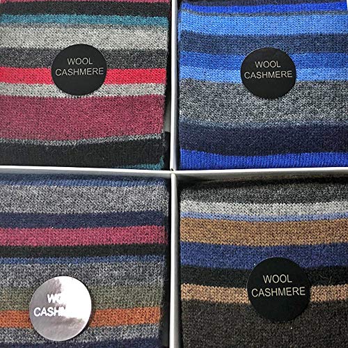 Lady C Rigacash calza lunga uomo lana cashmere ginocchio