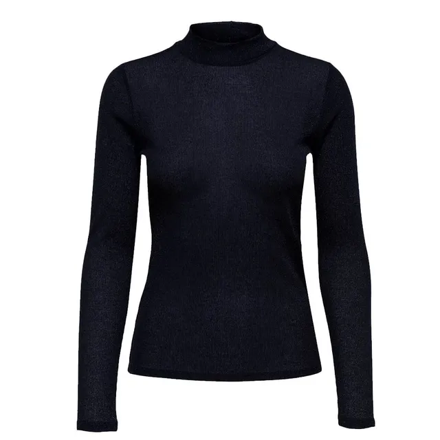 Lady C Lupetto collo ciclista lana microfibra blu L